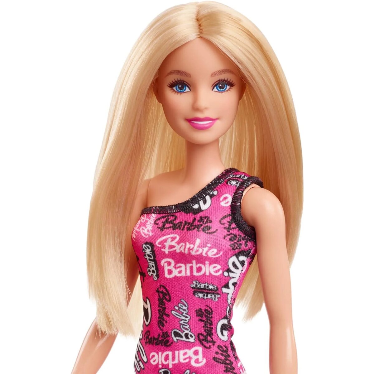 Barbie Fashionistas Puppe – Jubiläumsedition mit pinkem Kleid & blondem Haar