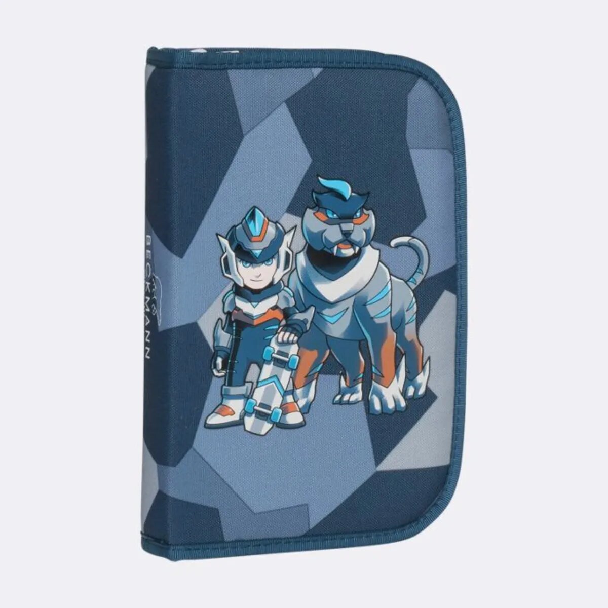 Beckmann Einfache Federmappe mit Inhalt, Tiger Race