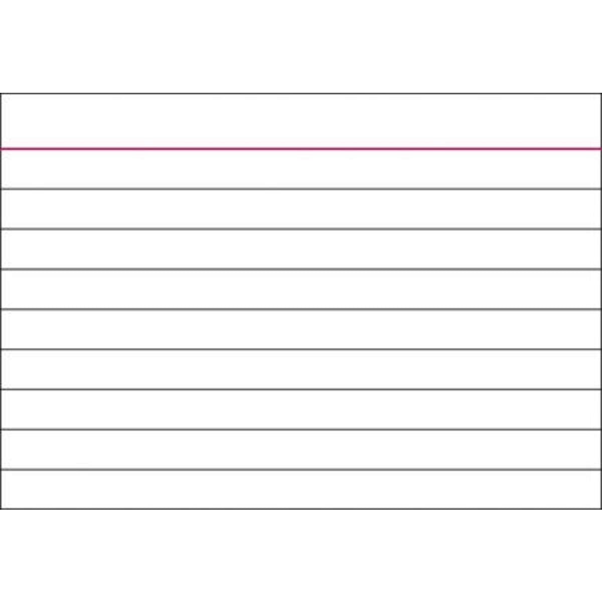 BRUNNEN Karteikarten A8 liniert weiß