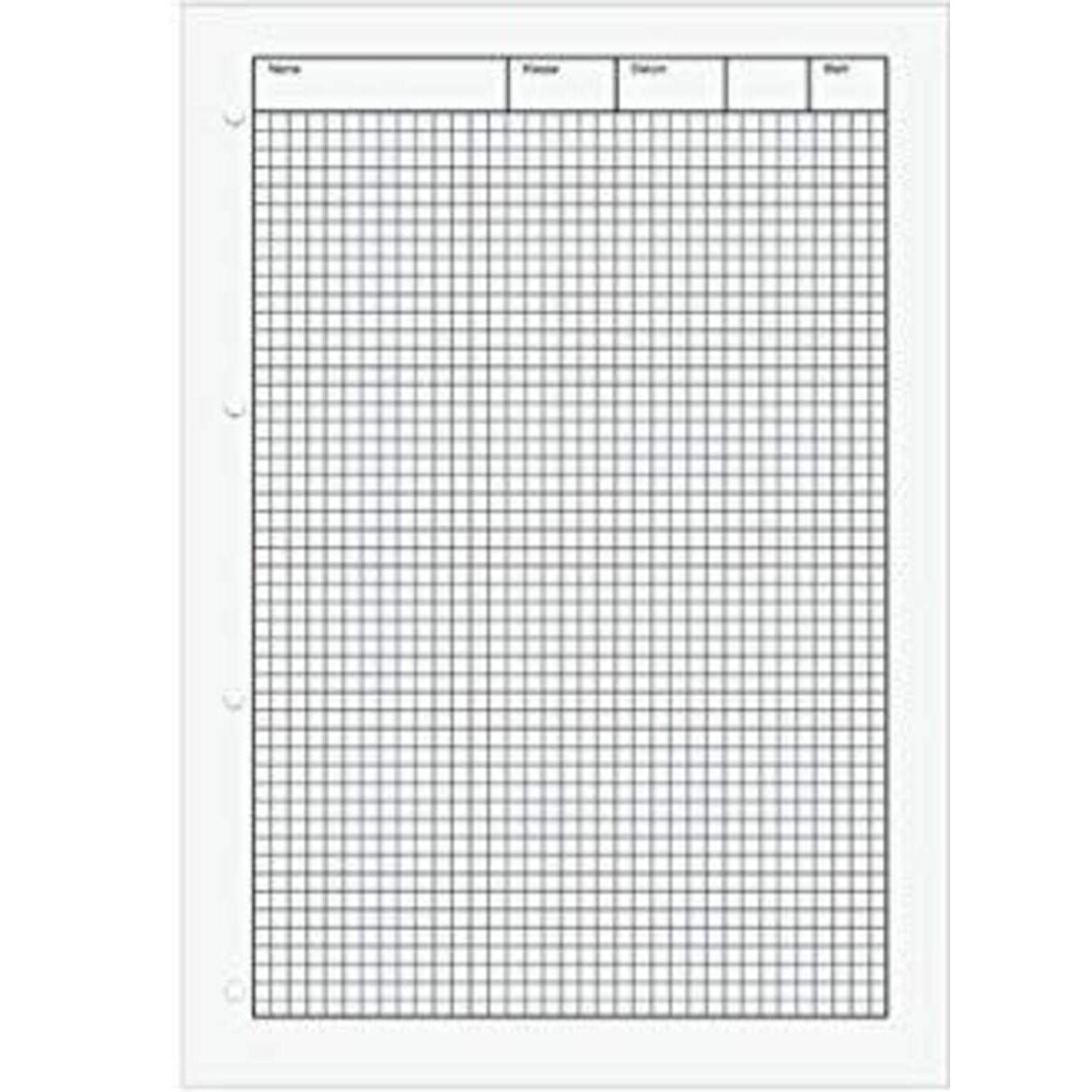 BRUNNEN Kieserblock A4, 50 Blatt, gelocht, Lineatur 15C