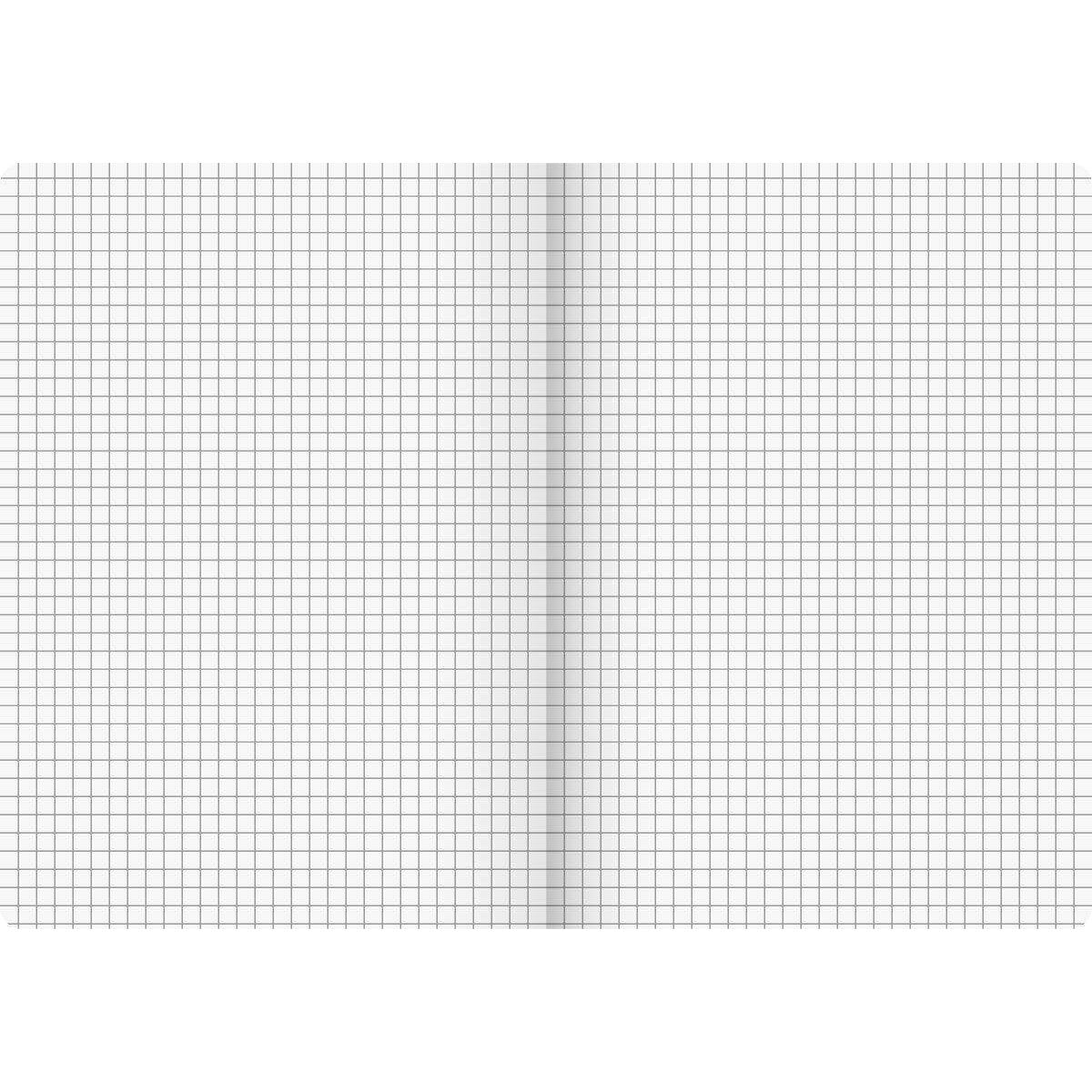 BRUNNEN Schulheft Vivendi A4 7 mm kariert, Lin. 7 rot