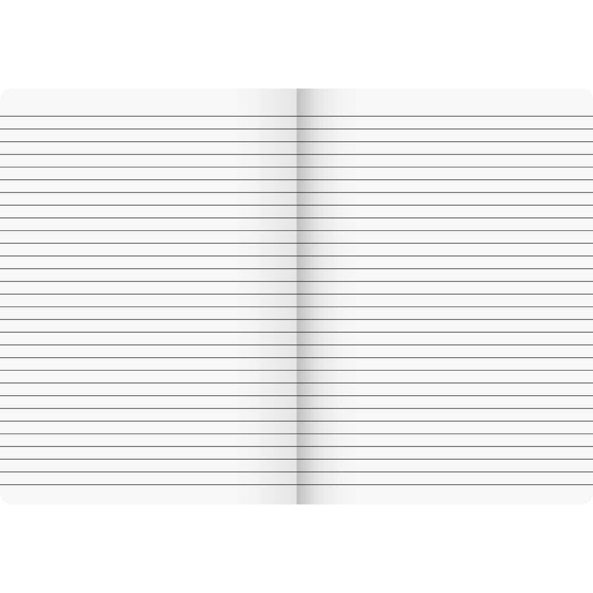 BRUNNEN Schulheft Young Vivendi blau A4, liniert, Liniatur 21, 32 Blatt