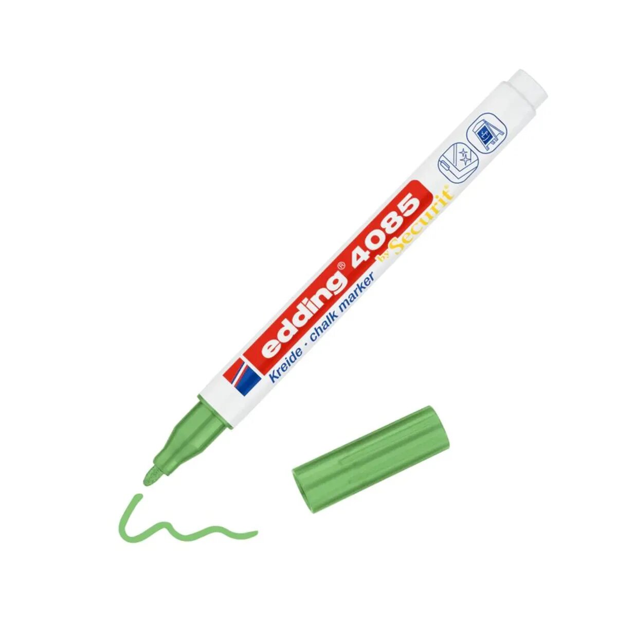 edding 4085 Kreidemarker, 1 - 2 mm, grün-metallic