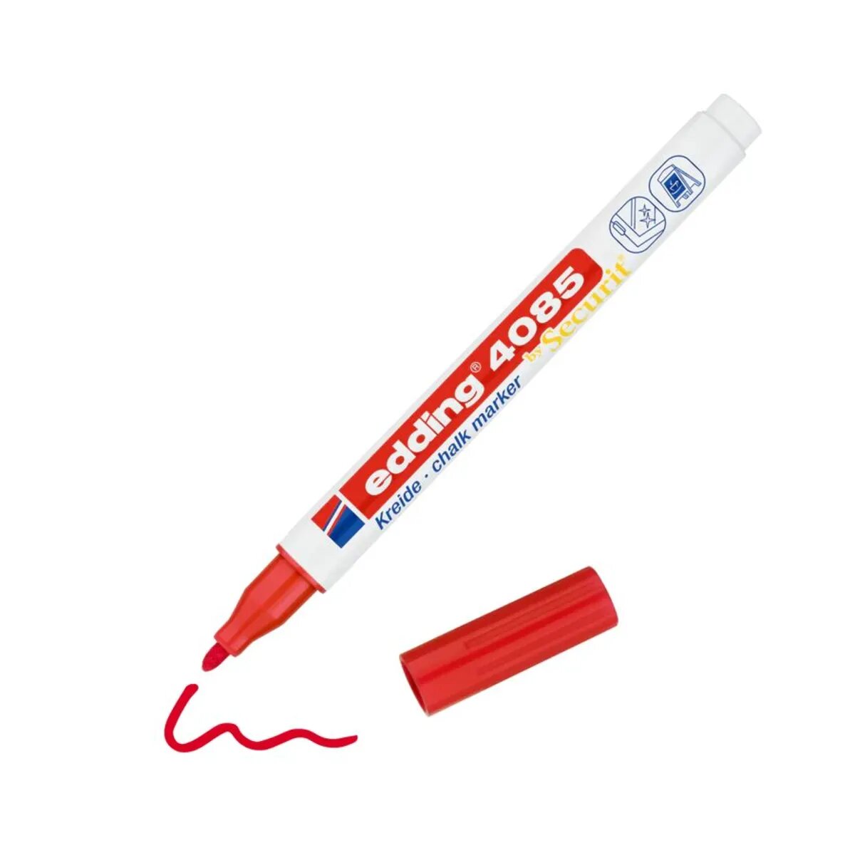edding 4085 Kreidemarker, 1 - 2 mm, rot