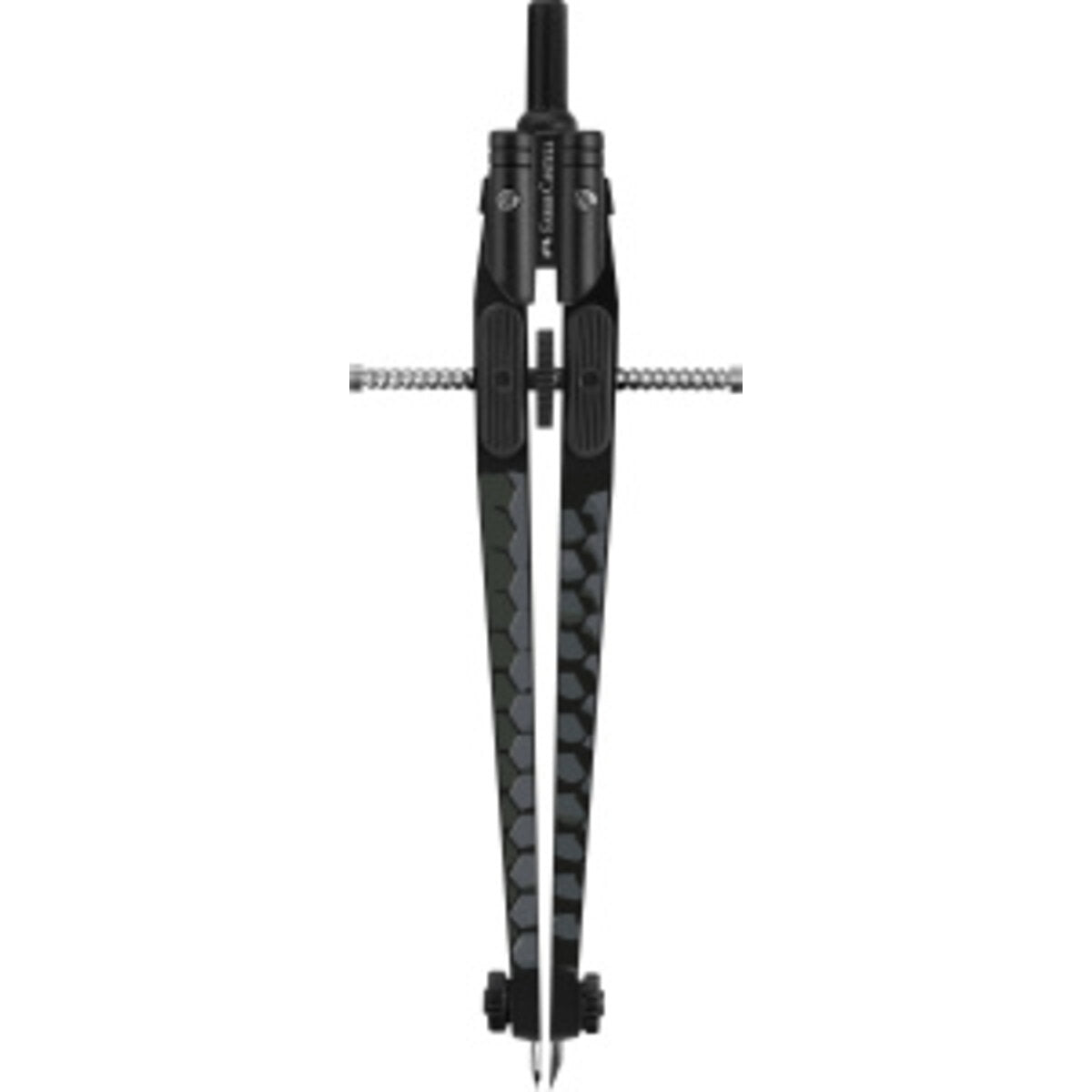 Faber-Castell Zirkel Schnellverstellz. Dark & Bright, 1 Stück, 2-fach sortiert