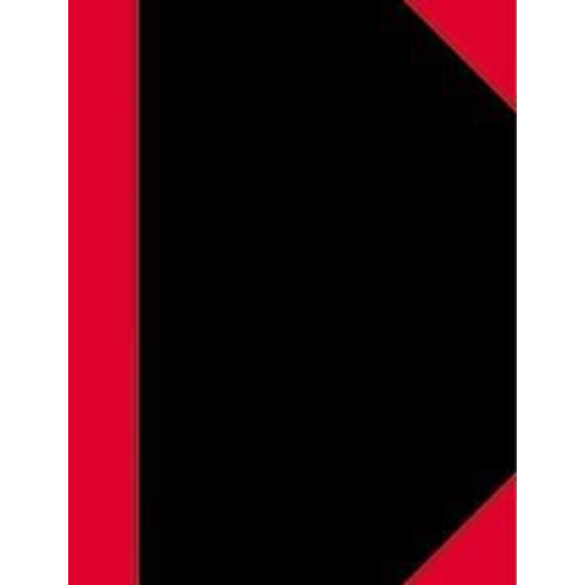 Hamelin Chinakladde A6 100Bl liniert schwarz/rot 60g