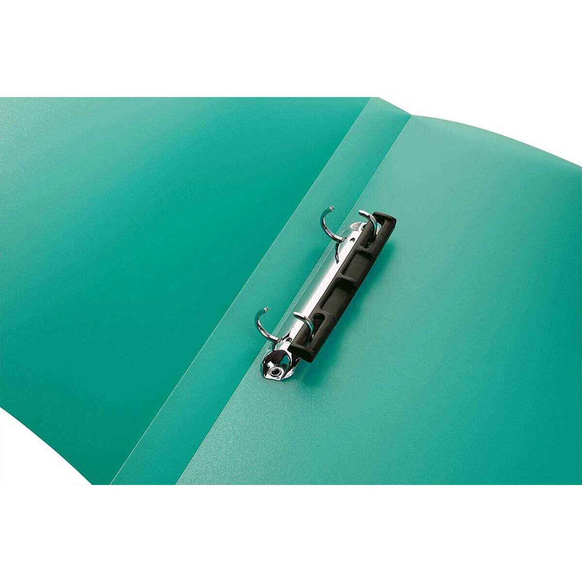 HERMA Ringbuch A4 transluzent türkis 2 Ringe 2,5cm