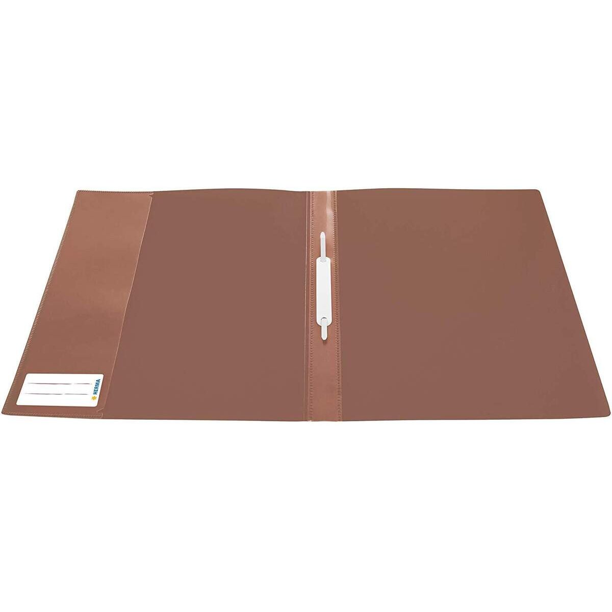 HERMA Schnellhefter A4 PP braun