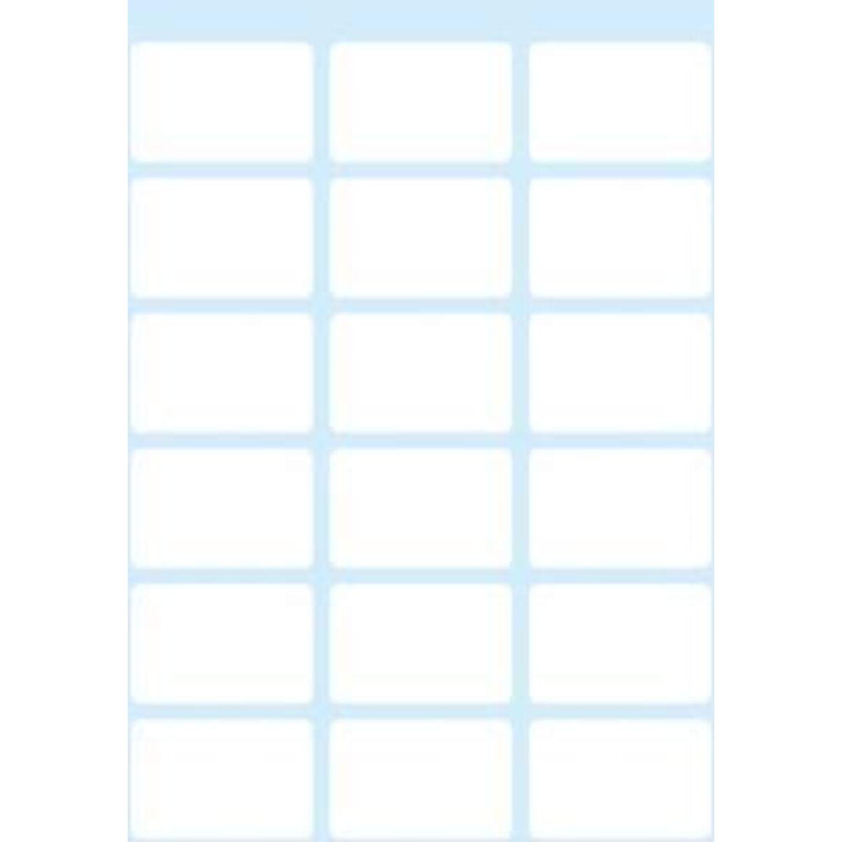 HERMA Vielzwecketiketten, weiß, ca. 17 x 26 mm, 126 Stück