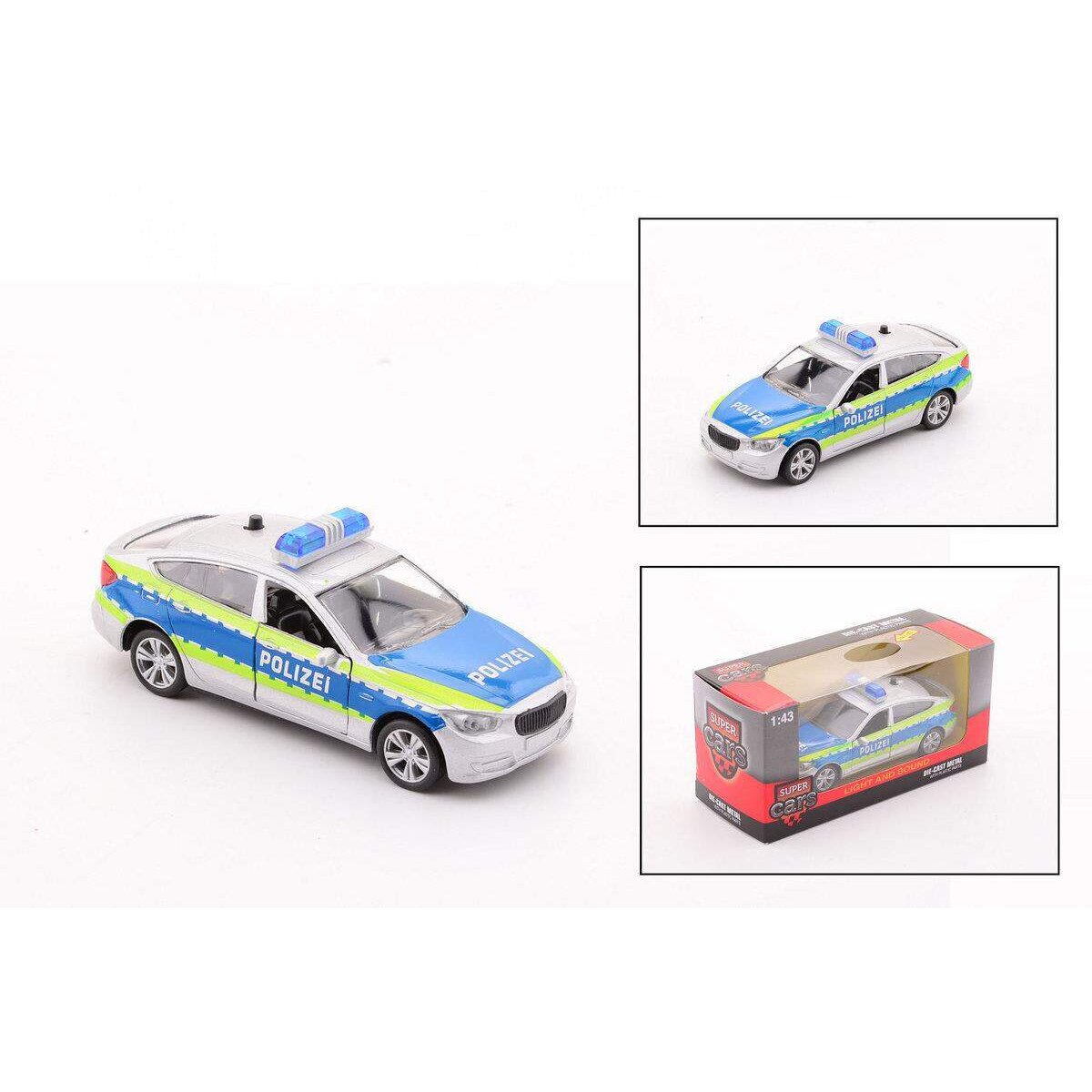 Johntoy Super Cars Polizei Auto mit Licht und Geräusch