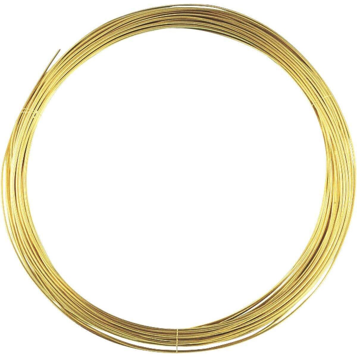 Knorr Prandell Messingdraht goldfarben, Durchmesser 0.8 mm, Länge 5 m