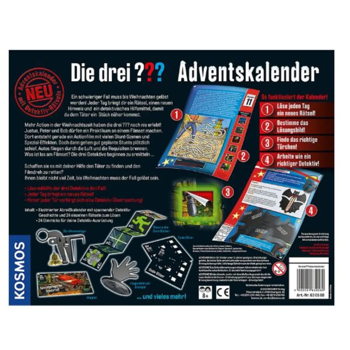 KOSMOS Die drei ??? Adventskalender 2021