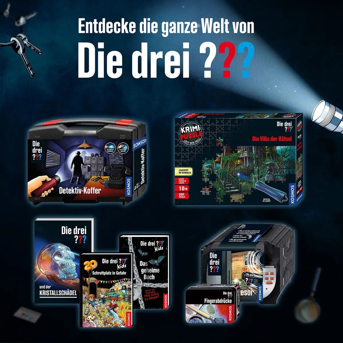 KOSMOS Die drei ??? Phantombilder (kl. Dose)