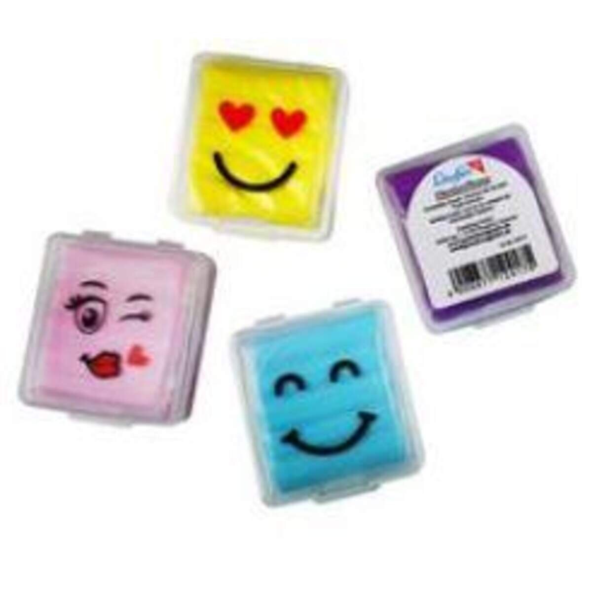 Läufer Knetgummi Radierer Smiley 1 Stück, sortiert