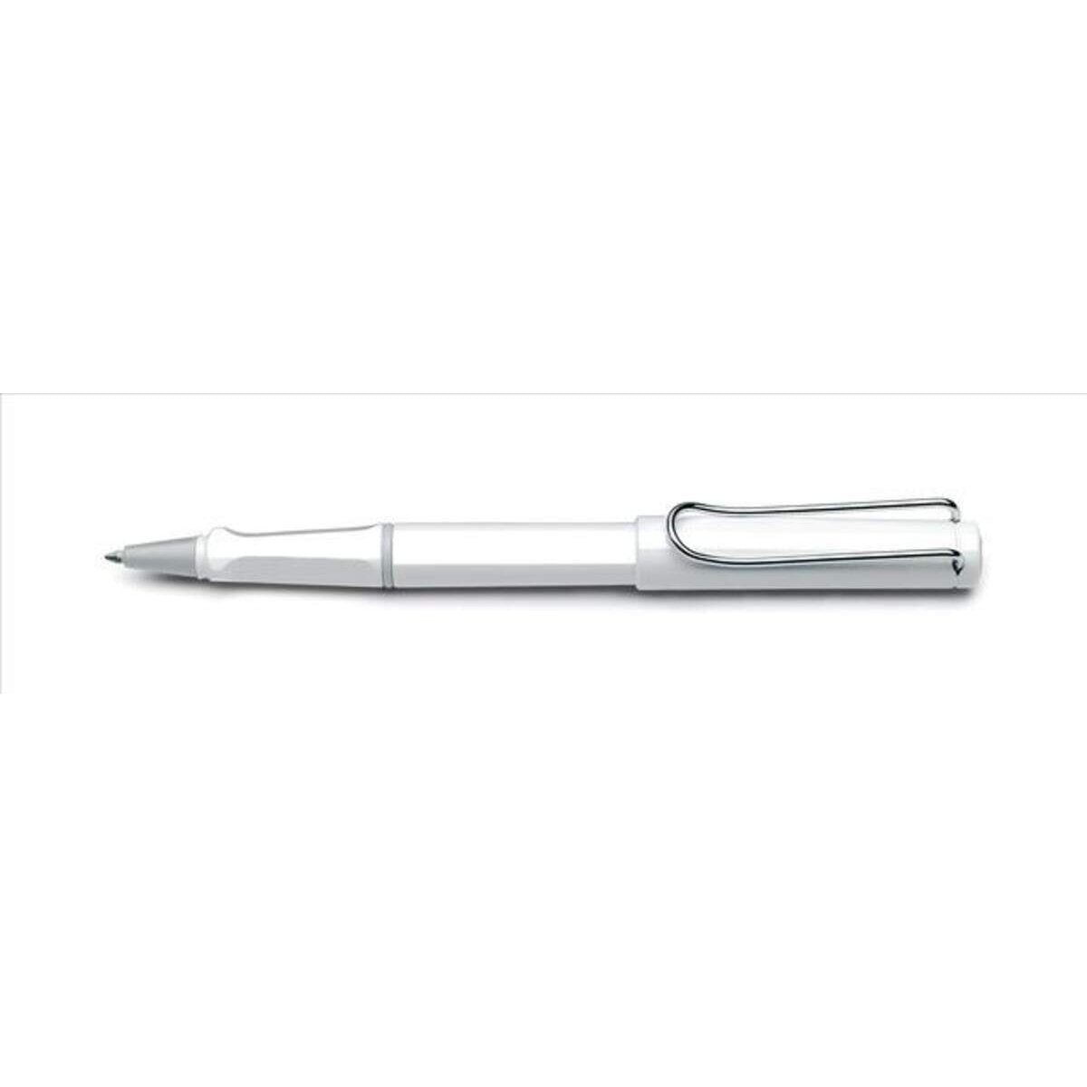 LAMY FH21857 Tintenroller Safari, weiß hochglänzend, Model 319