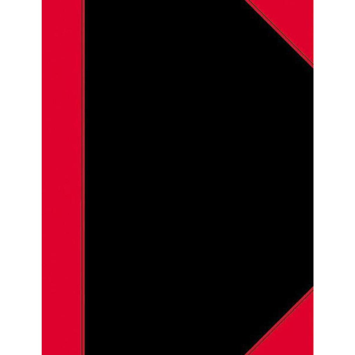 Landré Chinakladde A6, kariert, 96 Blatt, rot-schwarz