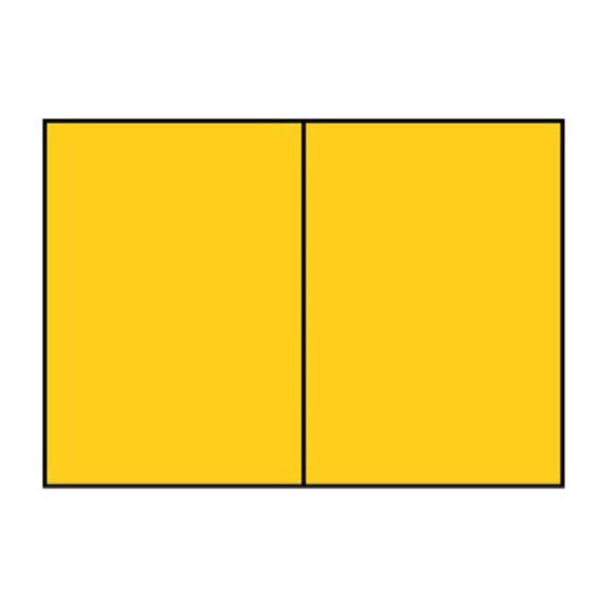 Rössler Coloretti Karten, A6, hd-pl, 225gm², goldgelb, 5 Stück