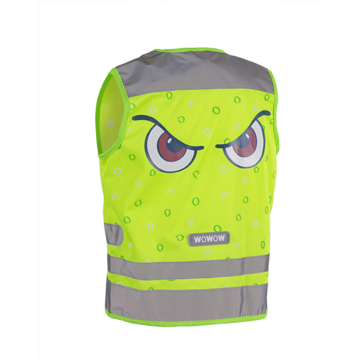 WOWOW Sicherheitsweste Nutty Jacket für Kinder grün mit Refl.-Streifen - Größe: XS