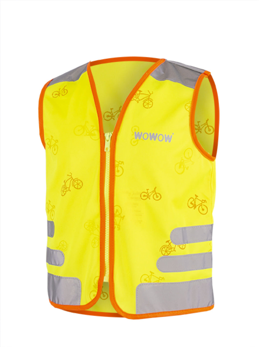 WOWOW Sicherheitsweste Nutty Jacket für Kinder gelb mit Refl