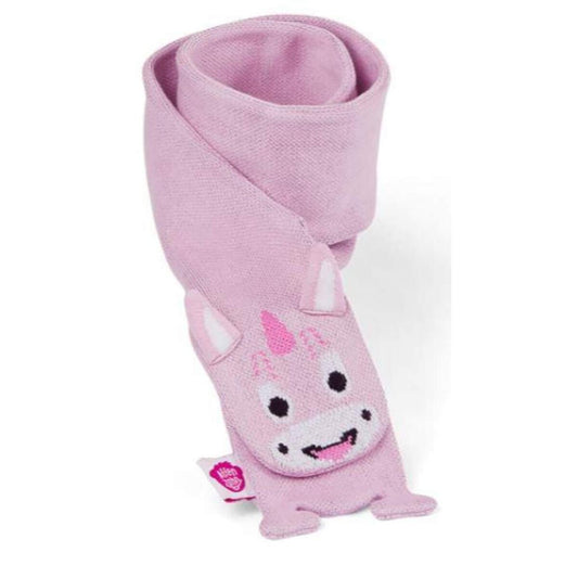 Affenzahn Kinder Strickschal Einhorn, pink