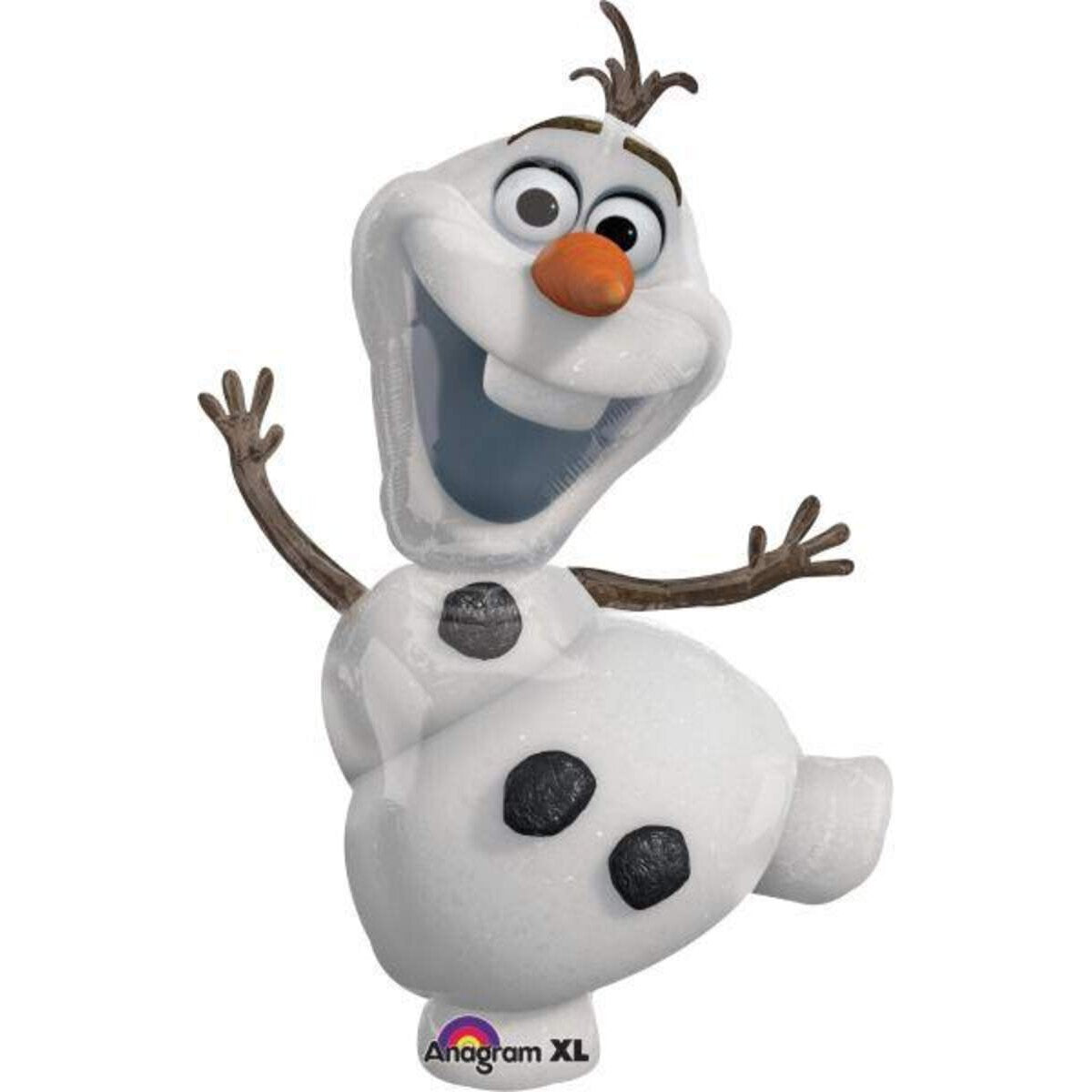 amscan Folienballon Super Shape Disney Frozen - Olaf, ca. 58 x 104 cm