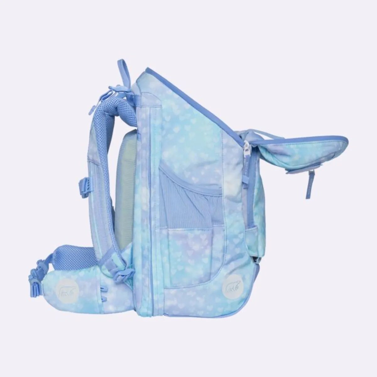 Beckmann Schulrucksackset Active Air FLX Set Unicorn Princess Ice Blue, 6-teilig