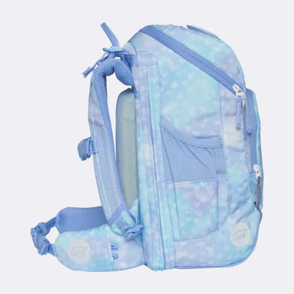 Beckmann Schulrucksackset Active Air FLX Set Unicorn Princess Ice Blue, 6-teilig