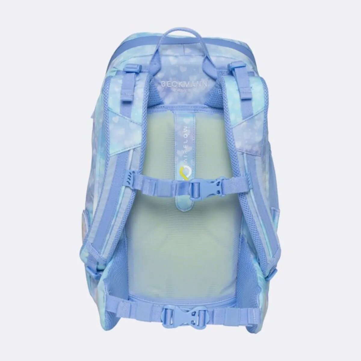 Beckmann Schulrucksackset Active Air FLX Set Unicorn Princess Ice Blue, 6-teilig