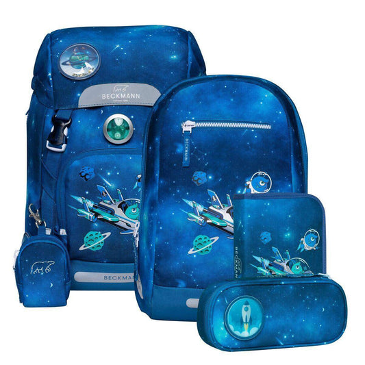 Beckmann Schulrucksackset Classic 22 Galaxy 6-teilig