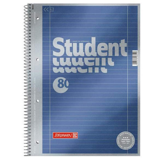 BRUNNEN Collegeblock Premium A4, 80 Blatt LIneatur 27