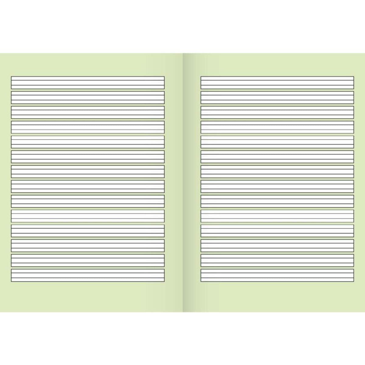 BRUNNEN Schulheft A5, liniert, Lineatur 2, 16 Blatt