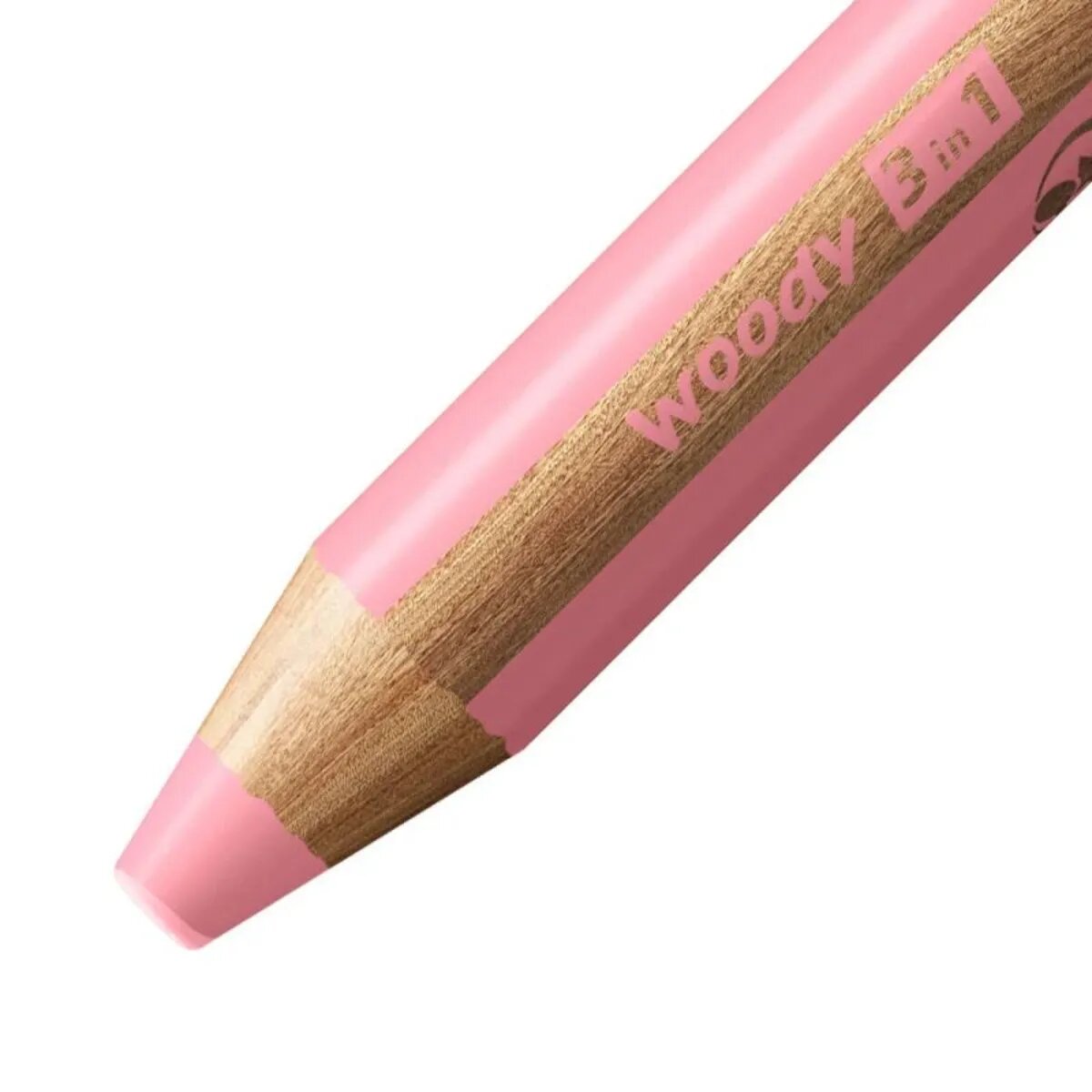 Buntstift, Wasserfarbe & Wachsmalkreide - STABILO woody 3 in 1 - Einzelstift - pastellpink