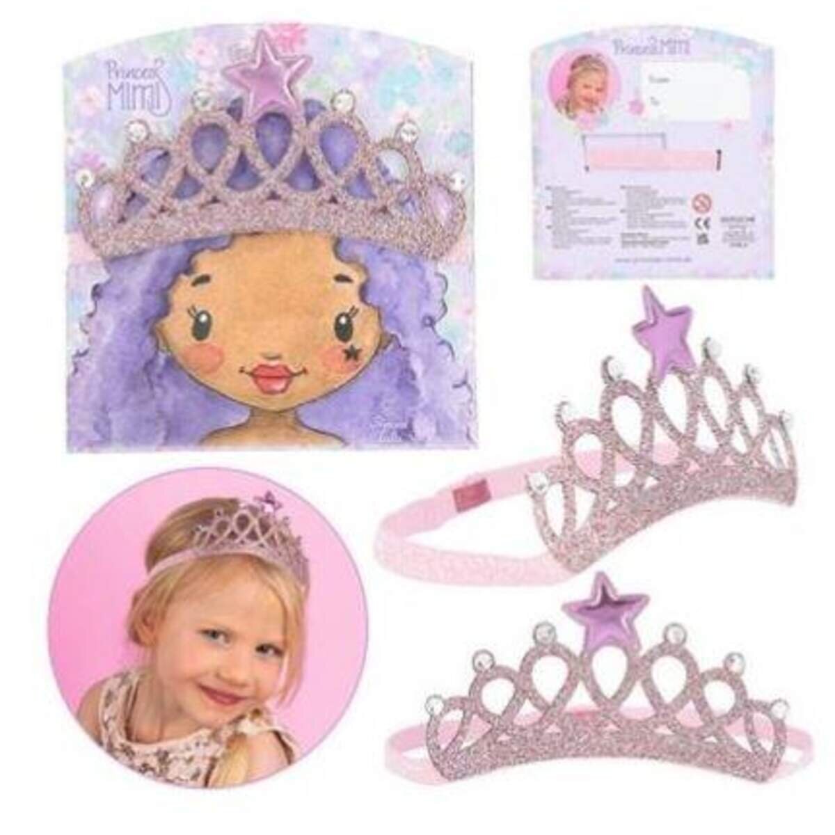 Depesche Princess Mimi Diadem Haarband, 1 Packung, 3-Fach sortiert