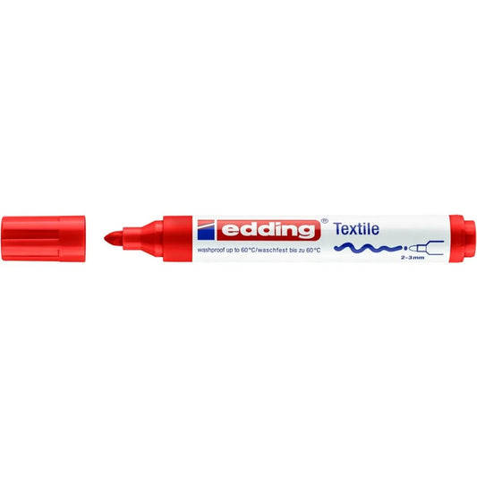 edding 4500 Textilmarker, 2-3mm, rot