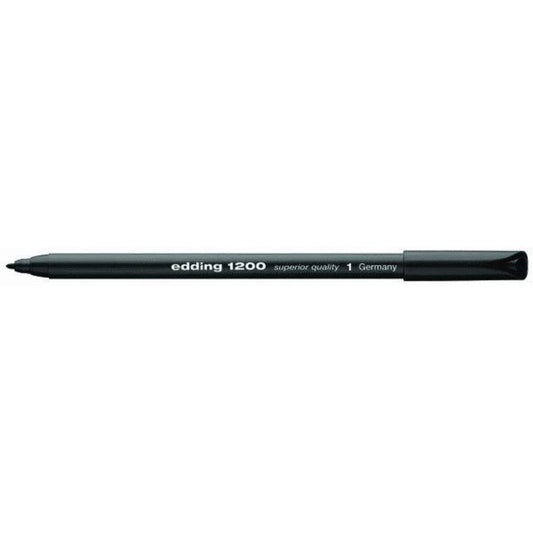 edding 1200 Fasermaler colourpen, 1mm, schwarz