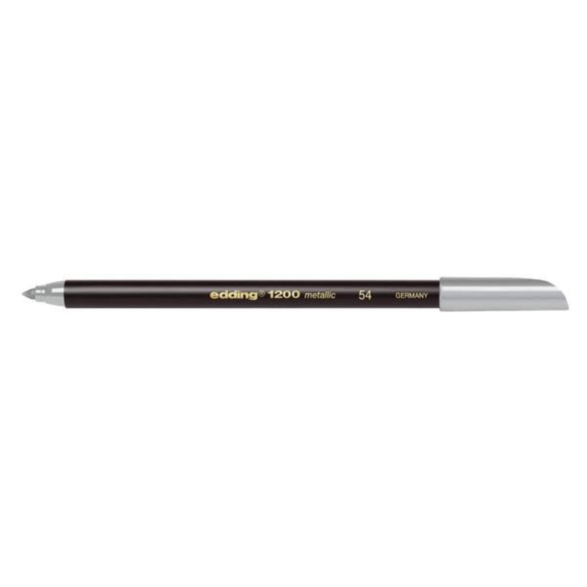 edding 1200m Fasermaler colourpen metallic, 1-3mm, silber