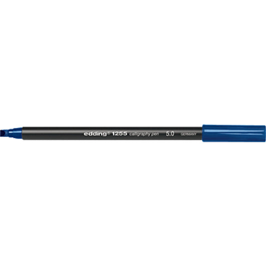 edding 1255 Calligraphy pen, 5mm stahlblau