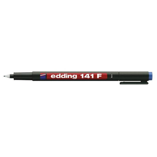 edding 141 Folienschreiber, F, blau, permanent, 0.6mm