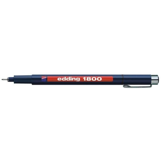 edding 1800 Faserzeichner Profipen, schwarz, 0.25mm