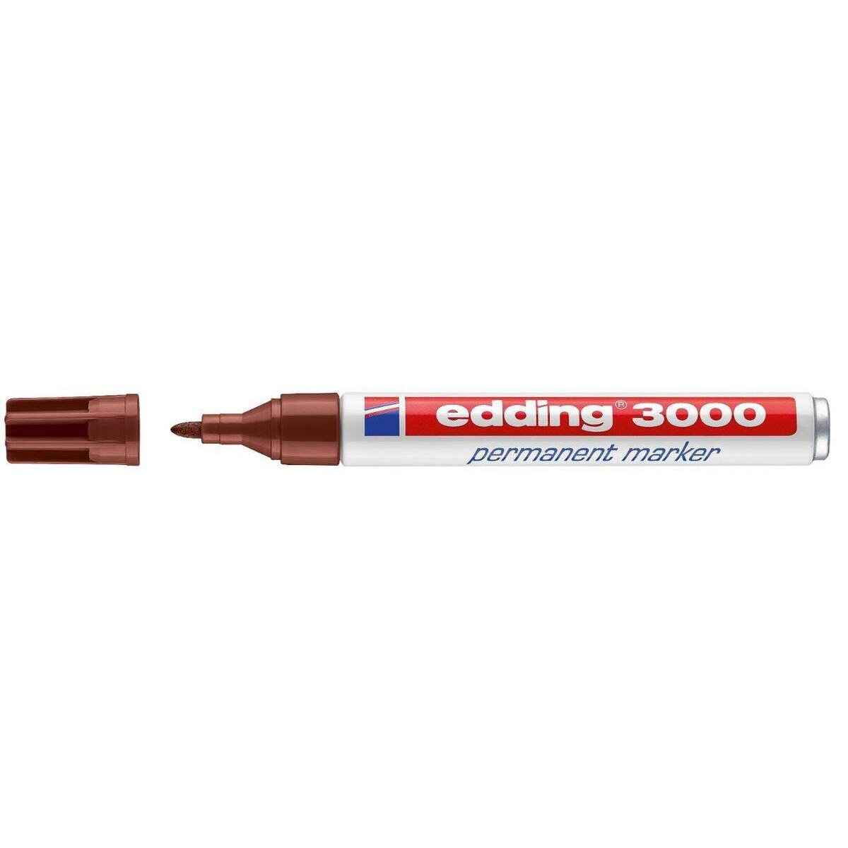 edding 3000 Permanentmarker, 1.5-3mm, braun