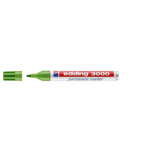 edding 3000 Permanentmarker, 1.5-3mm, hellgrün