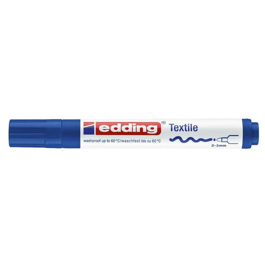 edding 4500 Textilmarker, 2-3mm, blau