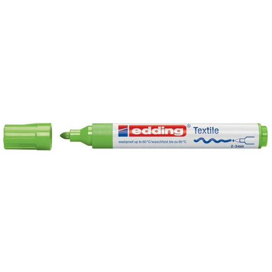 edding 4500 Textilmarker, 2-3mm, hellgrün