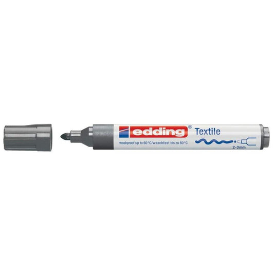 edding 4500 Textilmarker, 2-3mm, grau