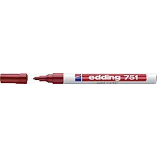 edding 751 Lackmarker 1-2mm, rot