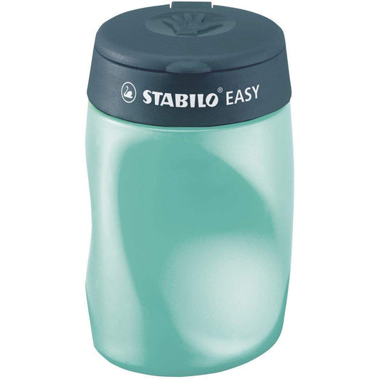 Ergonomischer Dosenanspitzer für Linkshänder - STABILO EASYsharpener - 3 in 1 - petrol