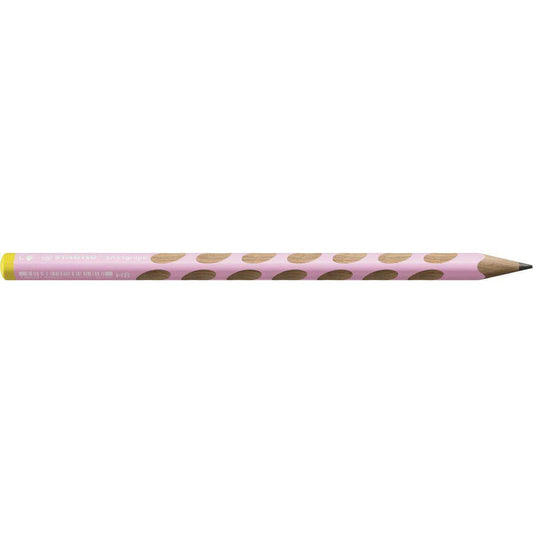 Ergonomischer Dreikant-Bleistift für Linkshänder - STABILO EASYgraph in pastellpink- Einzelstift - Härtegrad HB