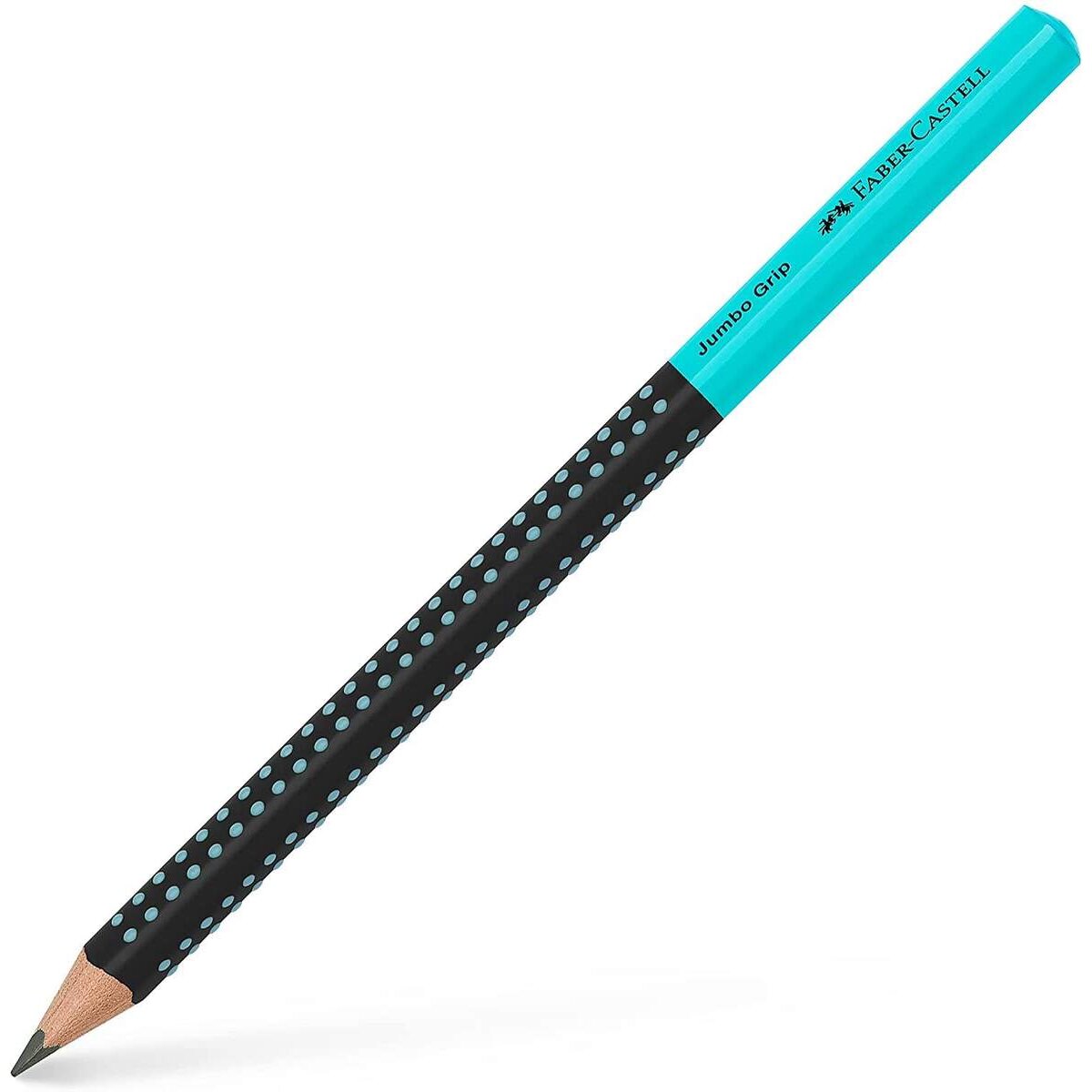 Faber-Castell Bleistift Jumbo Grip Two Tone schwarz-türkis