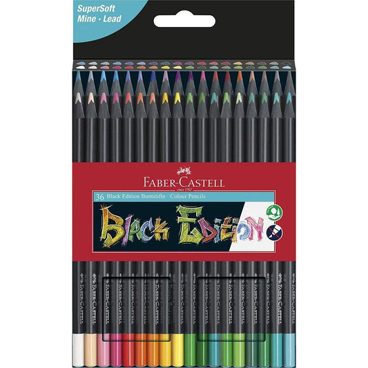 Faber-Castell Buntstift Blackwood im Kartonetui, 36er