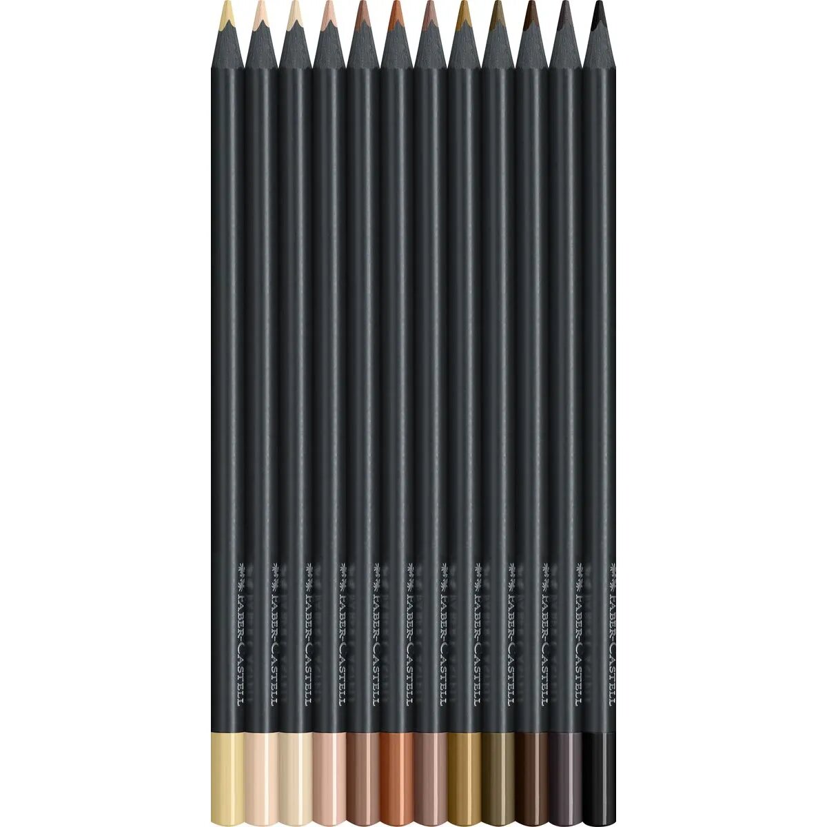 Faber-Castell Buntstifte Black Edition Skin Tones 12er